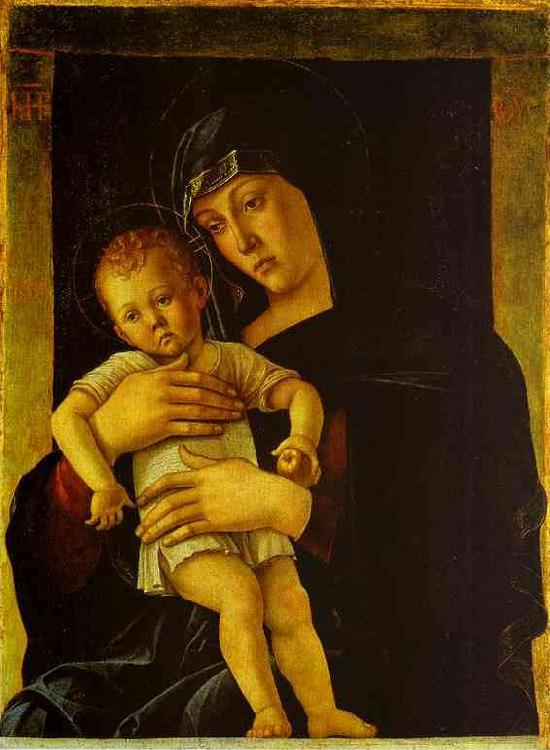 Giovanni Bellini Greek Madonna Sweden oil painting art